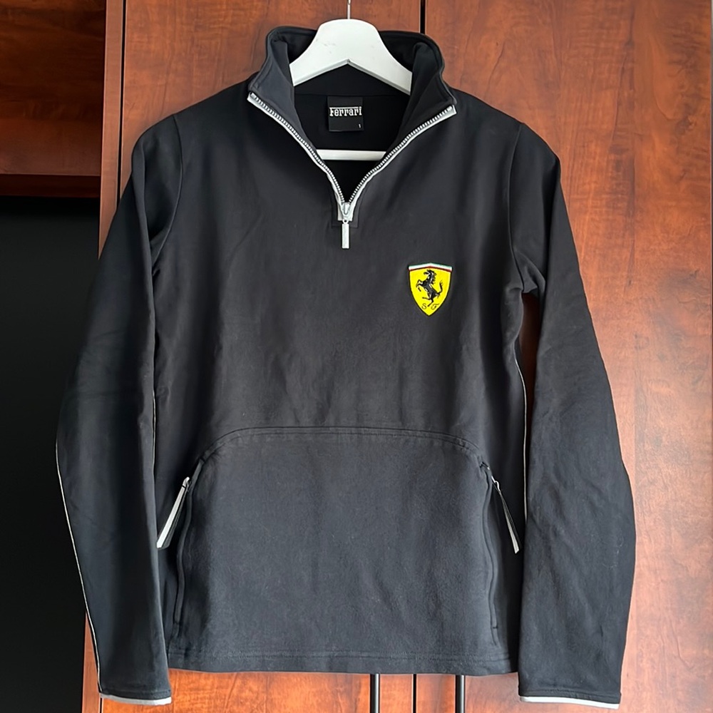 Women's Ferrari Jersey Pullover / Kangaroo Front Pocket
